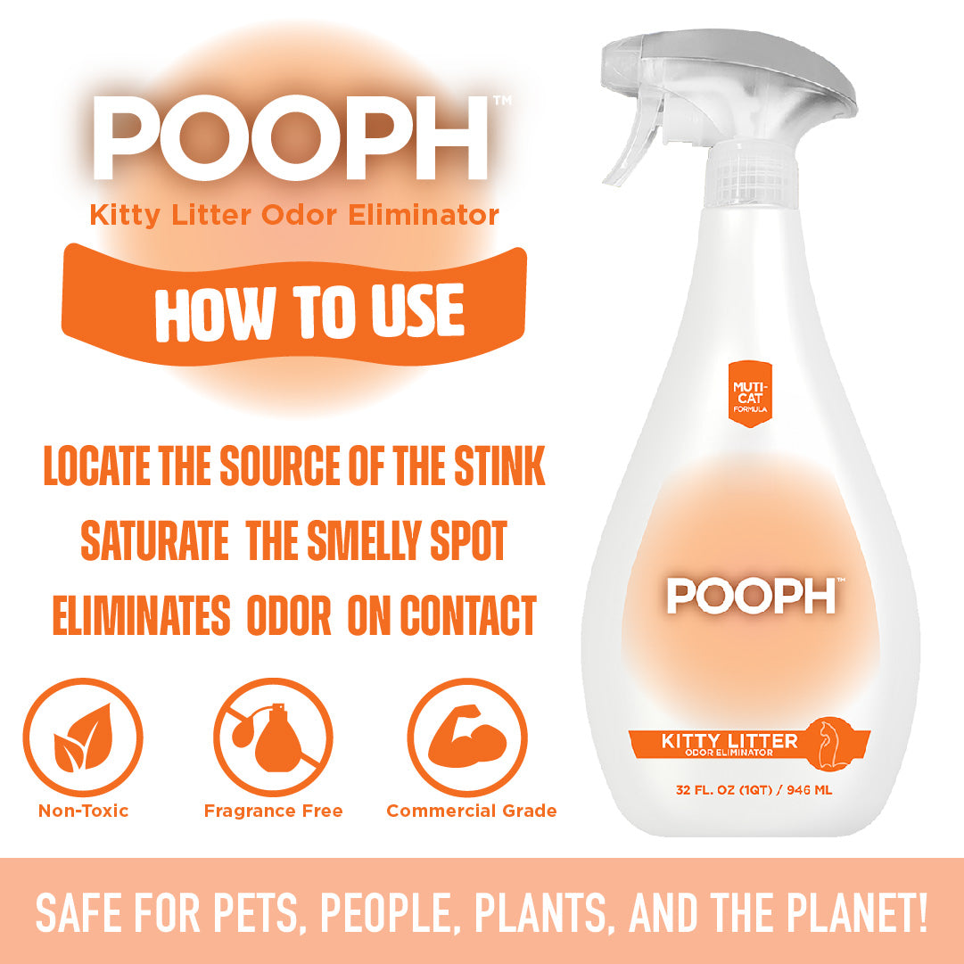 POOPH® Kitty Spray Odor Eliminator