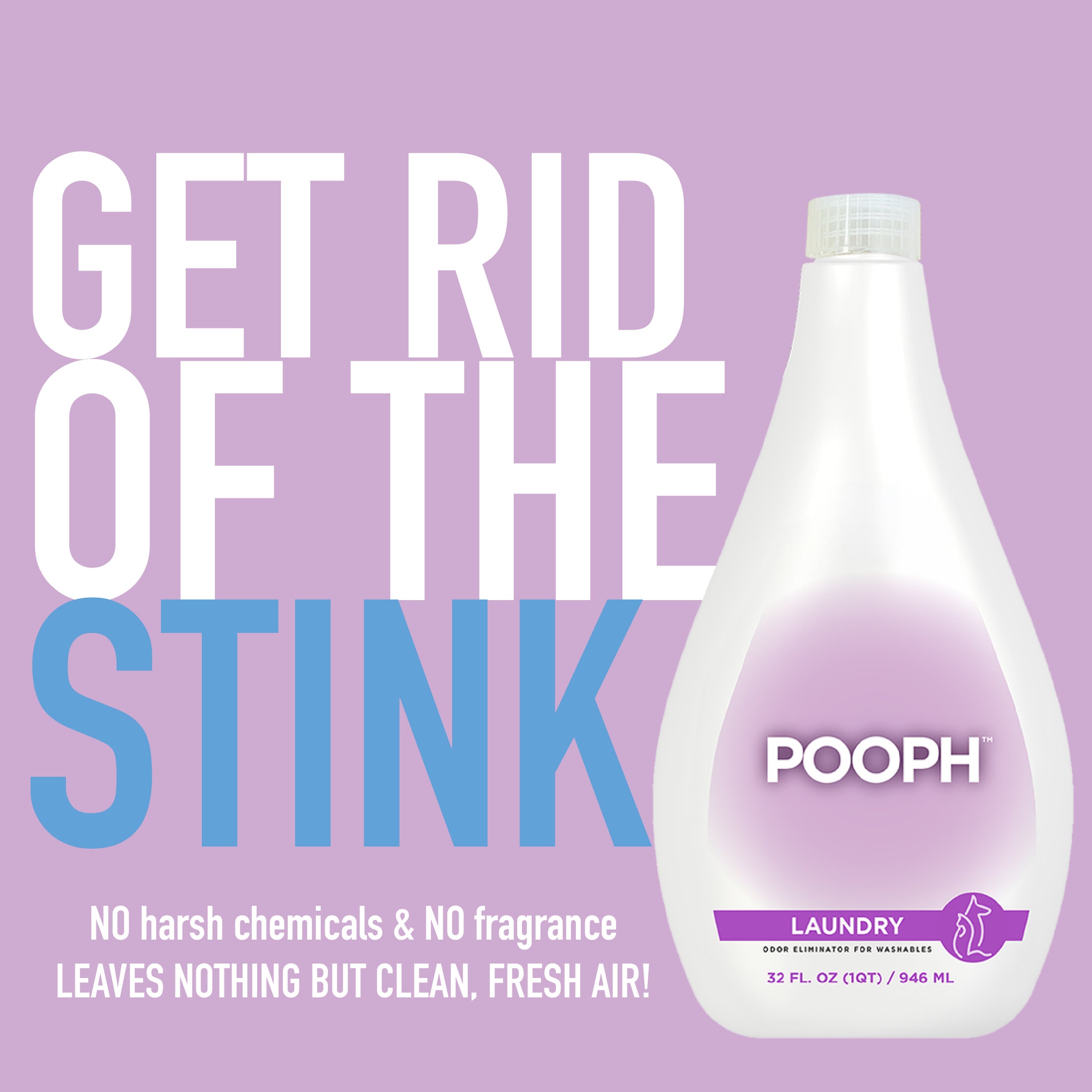 POOPH® Laundry Odor Eliminator For Washables