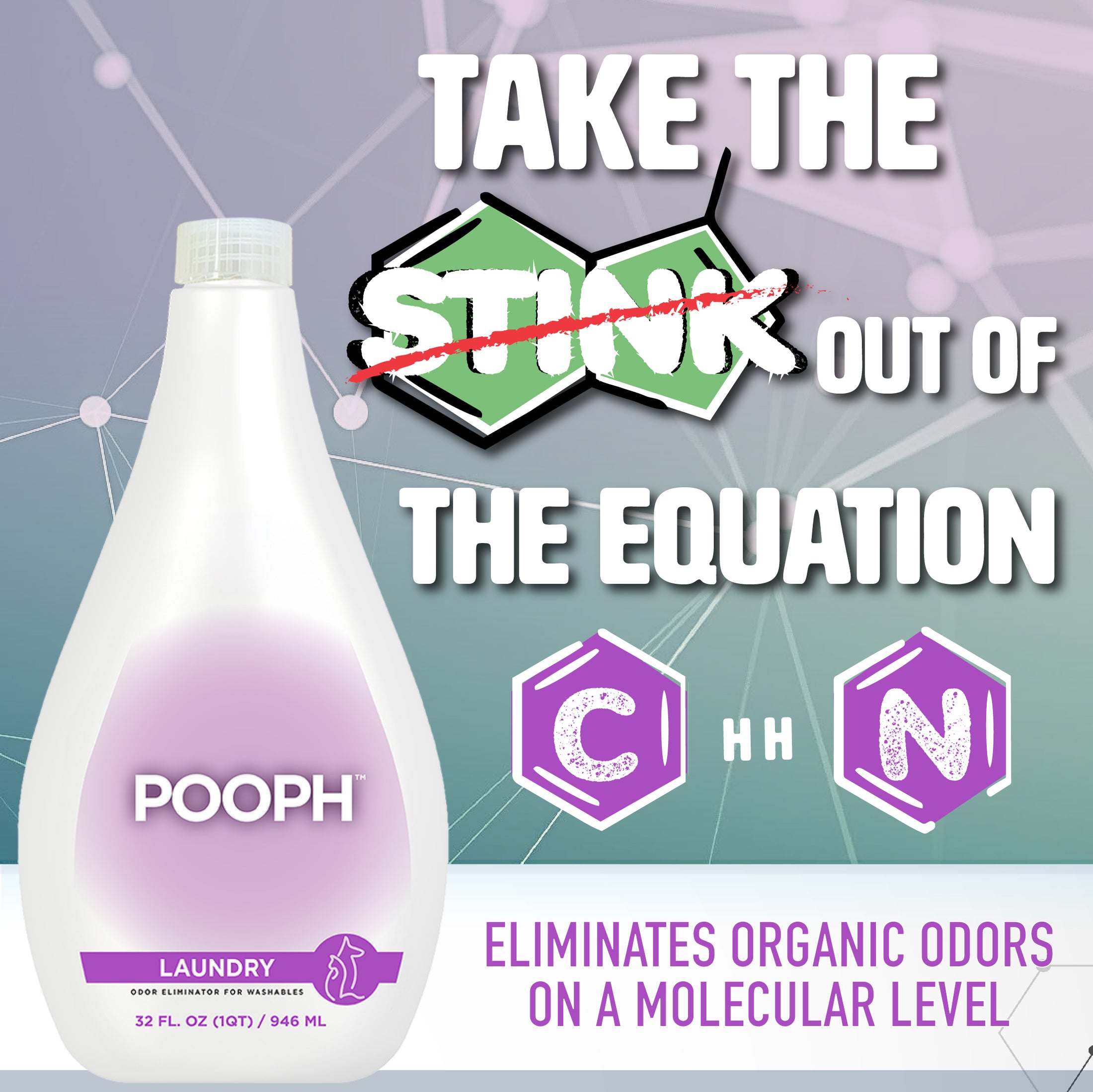 POOPH® Laundry Odor Eliminator For Washables