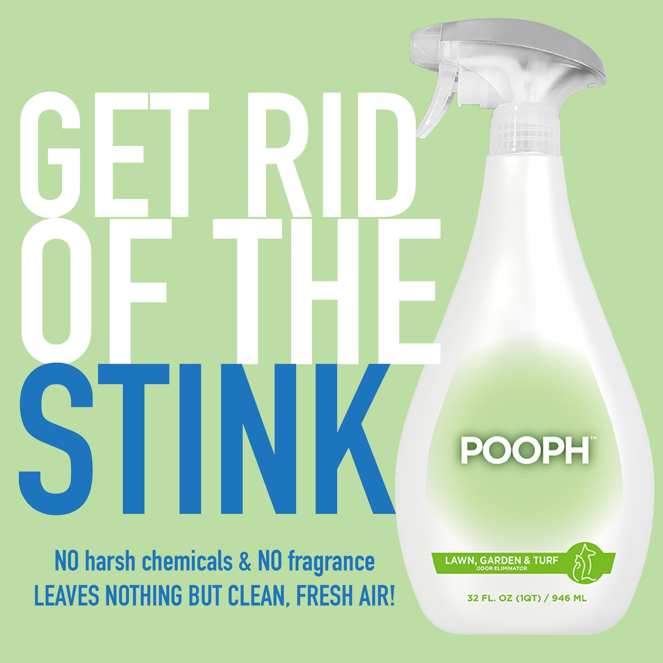 POOPH® Lawn, Garden, & Turf Odor Eliminator