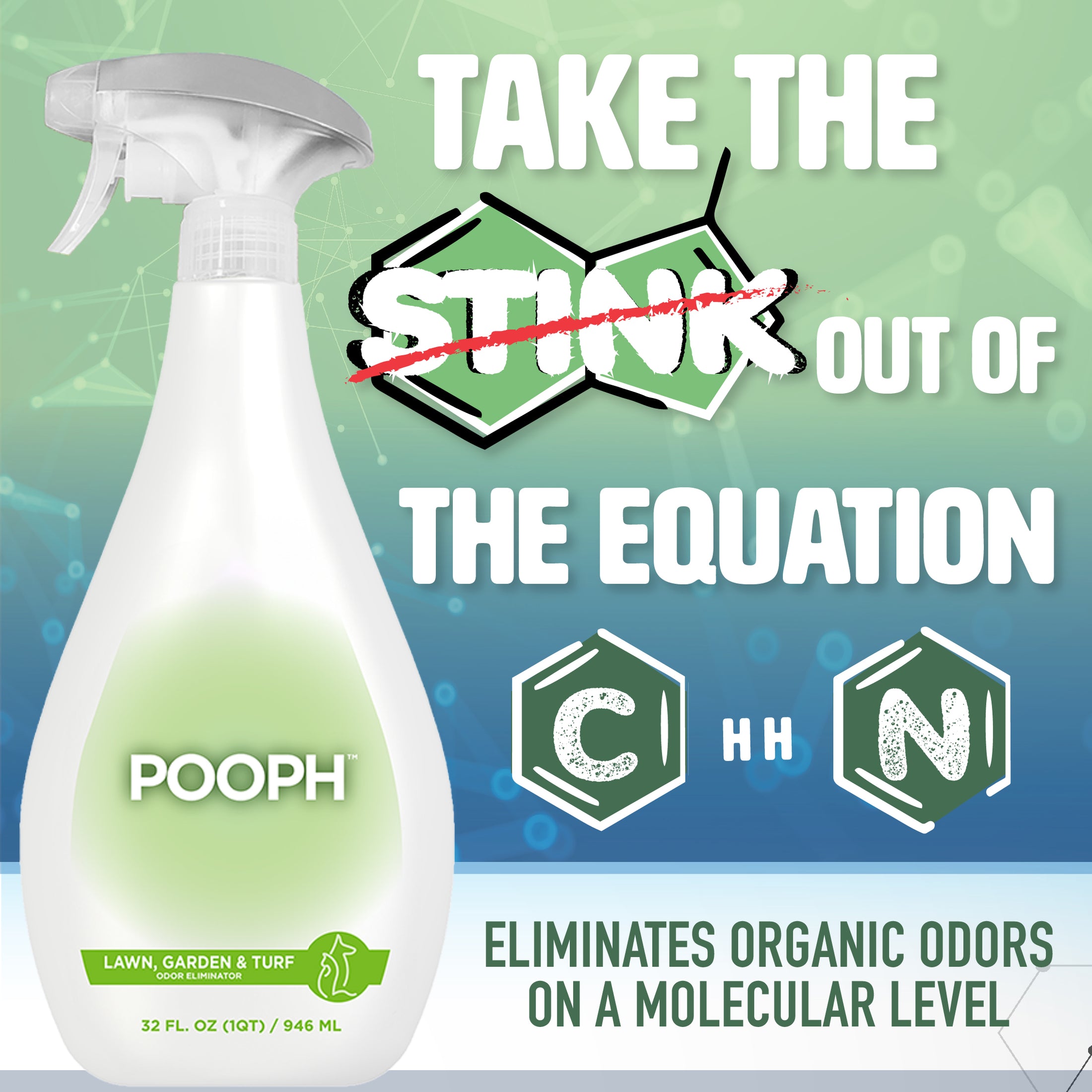 POOPH® Lawn, Garden, & Turf Odor Eliminator